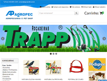 Tablet Screenshot of agropecbb.com.br